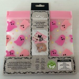 CWC Halloween reusable bags pink ghosts NWT